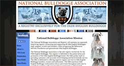 Desktop Screenshot of nationalbulldoggeassoc.com